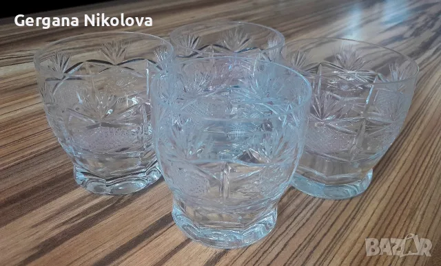 Кристални чаши 4 броя
