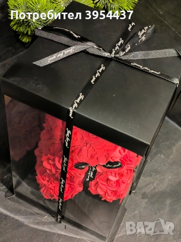 Мече от рози, снимка 2 - Романтични подаръци - 53158672