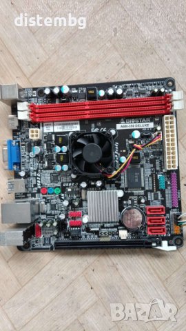 Дънна платка с процесор Biostar A68I-350 DELUXE с двуядрен процесор AMD