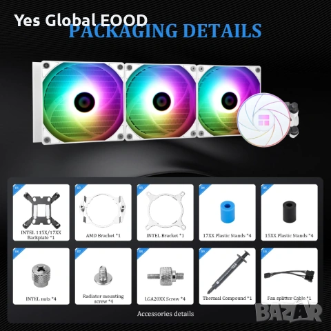 Thermalright AQUA ELITE 360 ARGB AIO, снимка 3 - Други - 53644468