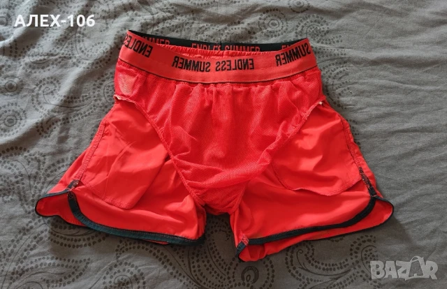 Мъжки бански цвят: Червен и Розово , снимка 3 - Бански - 51265501