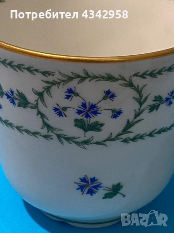 Чаша за чай Bernardaud Limoges с шарка Barbeaux.1980 г., снимка 2 - Антикварни и старинни предмети - 52896479