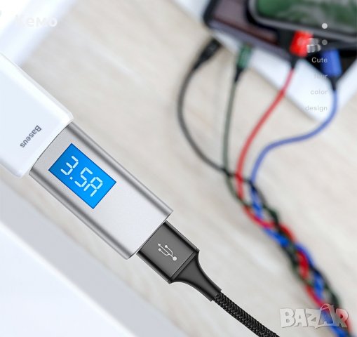 Кабел за зареждане на телефон 3в1, снимка 7 - USB кабели - 39762145