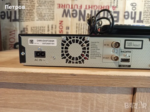 "Panasonic"DMR-EX97C.DVD/HDD.Рекордер.500GB.Цифров DVB-Тунер.HDMI/USB., снимка 15 - Плейъри, домашно кино, прожектори - 49392341