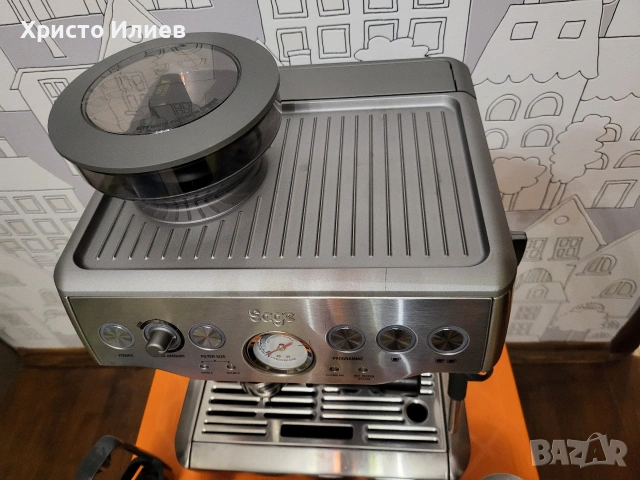 Еспресо машина SAGE Barista Express Кафемашина с кафемелачка, снимка 8 - Кафемашини - 53463013