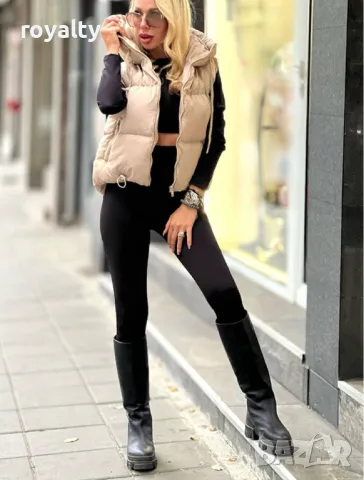 Дамски елек със силиконова вата , снимка 8 - Елеци - 49270474