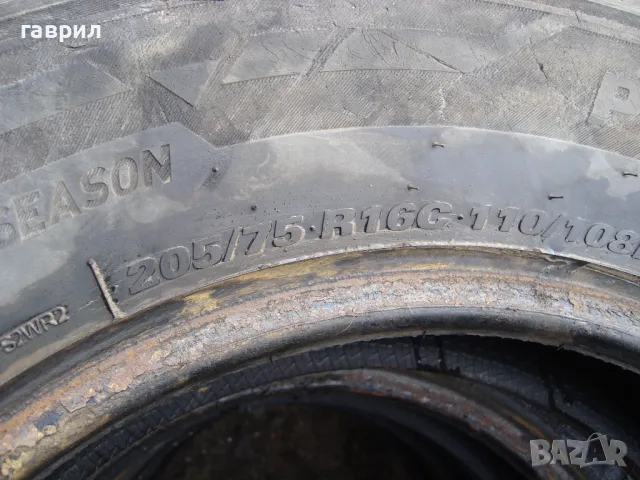 4бр.гуми 205/75/16 за бус, снимка 7 - Гуми и джанти - 49276316