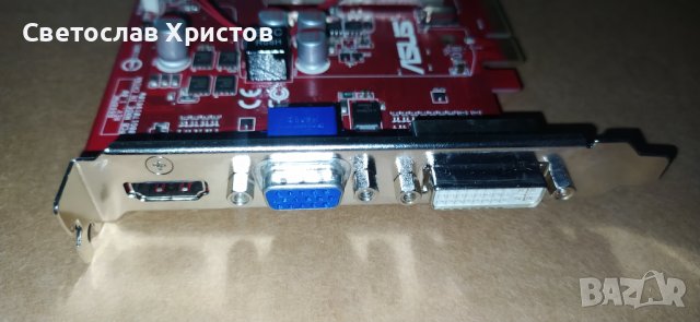 Продавам видео карта AMD HD3470 256MB GDDR3 64Bit VGA DVI HDMI PCI-E, снимка 3 - Видеокарти - 41433909