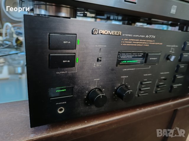 Усилвател Pioneer A-77X, снимка 4 - Ресийвъри, усилватели, смесителни пултове - 44178916