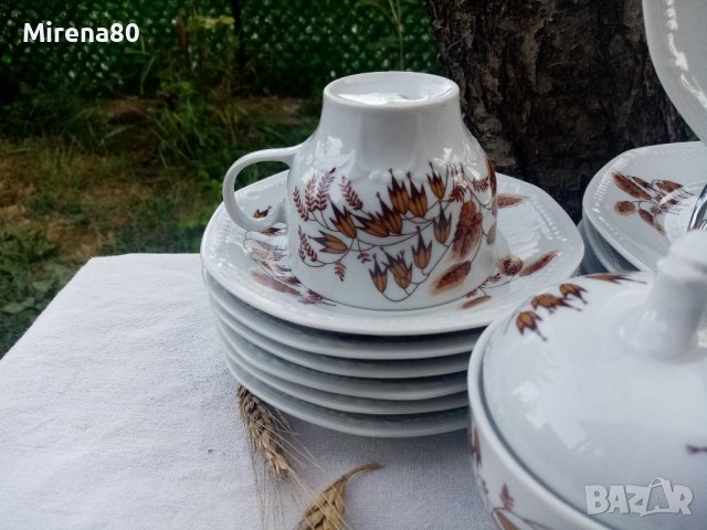 * Mitterteich Bavaria * - старинен сервиз житен клас, снимка 2 - Сервизи - 41768938