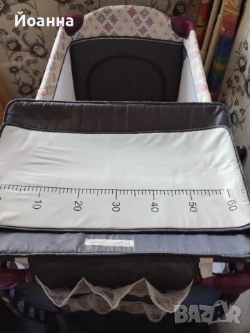 Детска кошара Chipolino + Матрак 120/60см, снимка 4 - Кошарки - 51463297