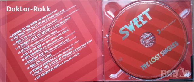 Sweet – The Lost Singles (2017, CD), снимка 2 - CD дискове - 41555582