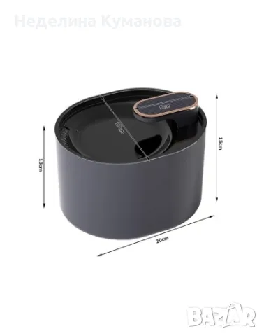 ❌ Автоматична поилка за котки кучета фонтан, снимка 3 - Други стоки за животни - 47688253