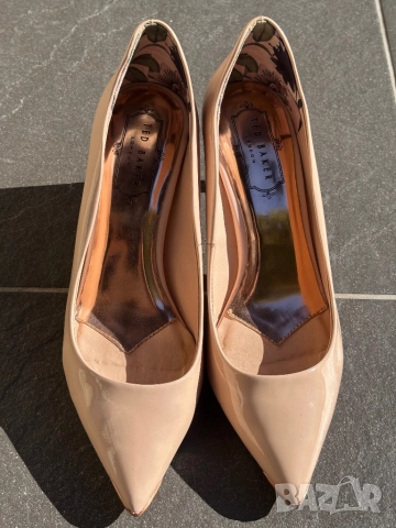 Ted Baker обувки на ток, цвят nude, 36.5, снимка 2 - Дамски елегантни обувки - 52319417