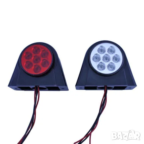 Комбиниран LED габарит 24 V, 74 x 94 mm, снимка 3 - Аксесоари и консумативи - 55864319
