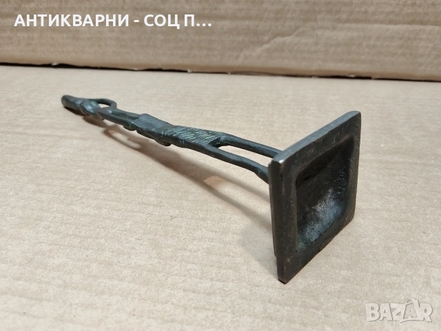 Стара Африканска Бронзова Статуетка. / НОМЕР 653., снимка 8 - Антикварни и старинни предмети - 53327414