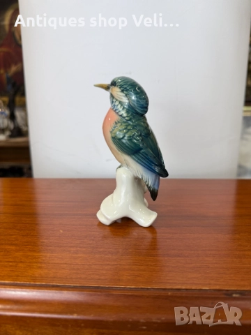Порцеланова фигура на птица Karl Ens №7396 , снимка 4 - Антикварни и старинни предмети - 51889109