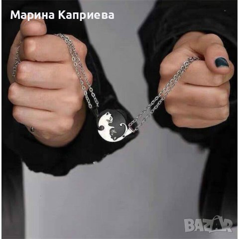 Колие "Best Friends" - Котенца или за него и нея #K-64, снимка 4 - Други - 39545977