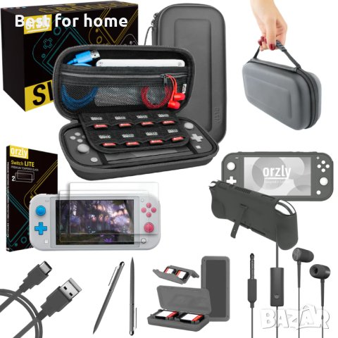 Nintendo Switch Lite Комплект протектори и аксесоари , снимка 6 - Аксесоари - 41492814