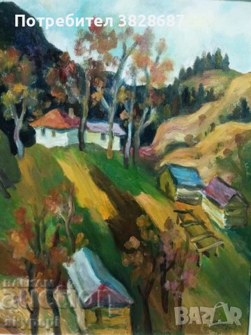 Картина на проф. Димитър Серезлиев, снимка 2 - Други ценни предмети - 42056754