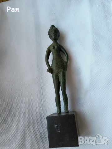 Бронзова статуетка на Богиня – Майка 20 см сувенир, снимка 2 - Други ценни предмети - 50705639