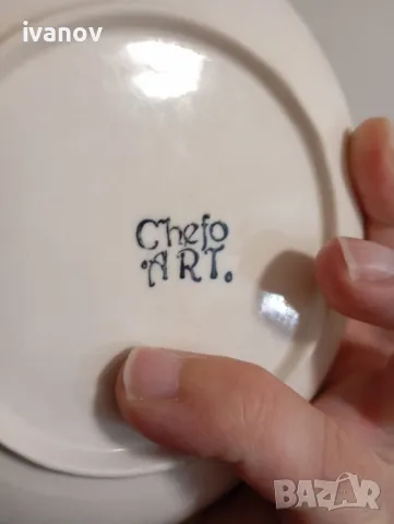Чаши с чинийки 4 броя арт със захарница , снимка 5 - Чаши - 49128807