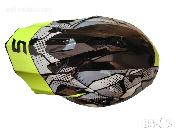 Каска Крос Мотор/Скутер/Бъги/Вело/АТВ с очила, снимка 11 - Аксесоари и консумативи - 50603693