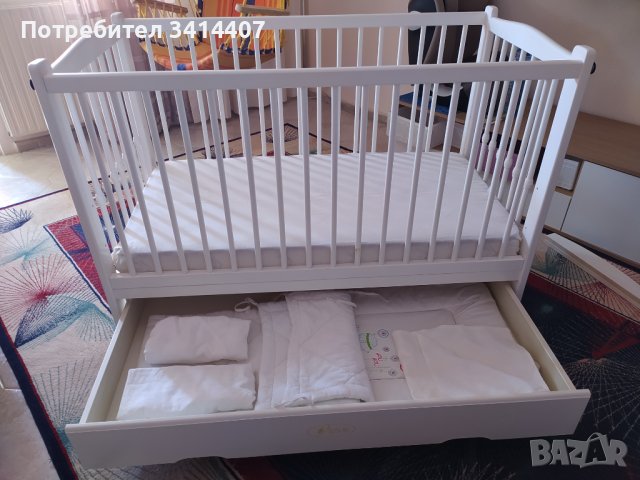 ARBOR  детско легло плюс матрак, две чаршафчета с ластик, снимка 7 - Кошарки - 41724775