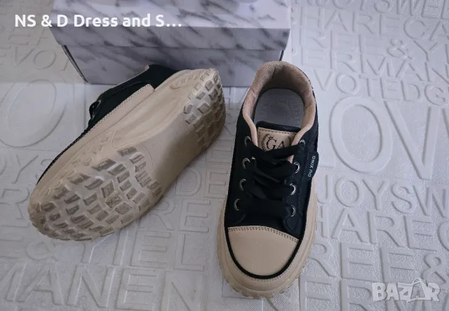 Дамски маратонки кецове с висока подметка , снимка 4 - Маратонки - 49638962