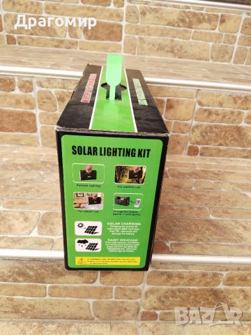 Мобилна соларна система за осветление JMK-8007, 9V, 3-7W, снимка 3 - Къмпинг осветление - 41208137