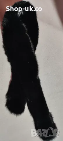 Яка от естествен косъм , снимка 2 - Шалове - 47663248