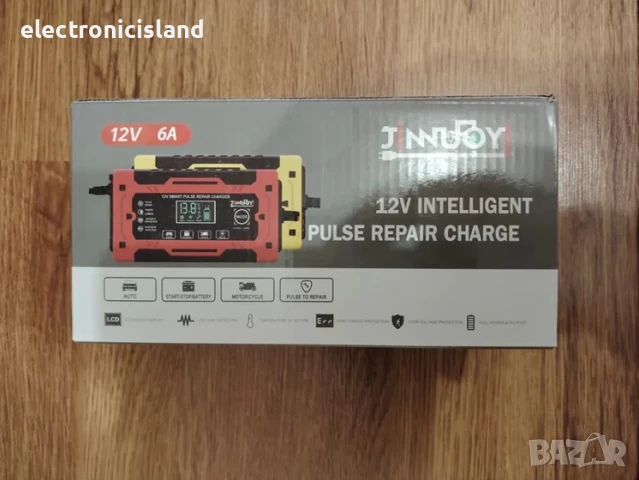 12V 6A Умно Smart Смарт интелигентно пулс зарядно за кола / мотор / автомобил, снимка 7 - Аксесоари и консумативи - 50728590