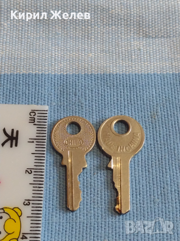 Две ключета за катинар за КОЛЕКЦИЯ ДЕКОРАЦИЯ АРТ ИНСТАЛАЦИЯ 40970, снимка 3 - Други ценни предмети - 44837212
