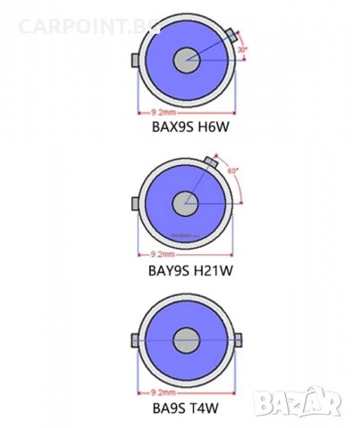 АВТОМОБИЛНА LED КРУШКА BA9S 15 SMD CAN BUS 4014 Н6W 1КТ., снимка 2 - Аксесоари и консумативи - 39236330