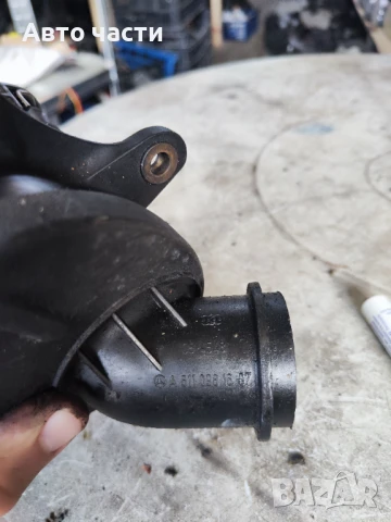 Въздуховод турбина Mercedes E class W211 2.7 CDI 177 конски сили A6110981607, снимка 3 - Части - 50797319