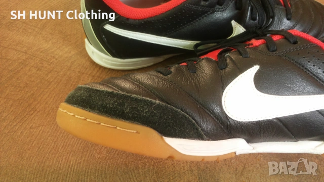 NIKE TIEMPO Leather Footlall Shoes Размер EUR 37,5 / UK 4,5 за футбол естествена кожа 73-14-S, снимка 8 - Футбол - 53115469