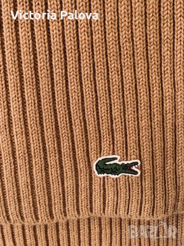 Вълнен шал LACOSTE оригинал, снимка 3 - Шалове - 38688829