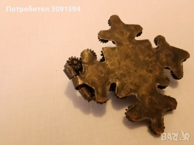 Етиопски православен коптски кръст на панти, античен ръчно изработен християнски медальон, снимка 4 - Други ценни предмети - 41868626