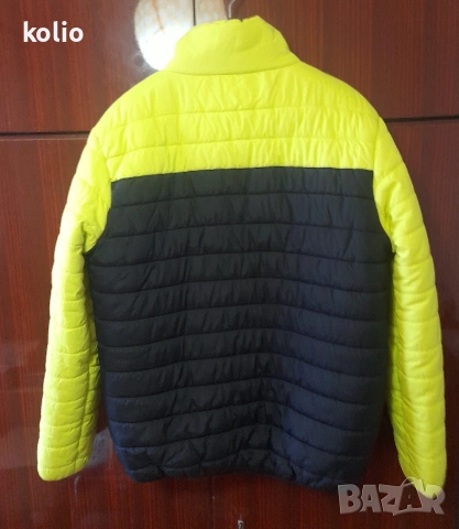 зимно яке Lee Cooper оригинал висок клас XL жълто черно, снимка 2 - Якета - 53121173