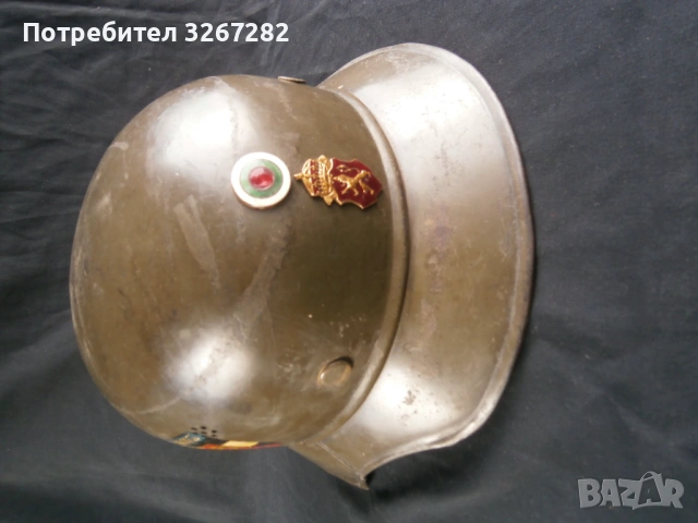 Каска,Шлем,Царство България,Противовъздушен, снимка 18 - Антикварни и старинни предмети - 53614904