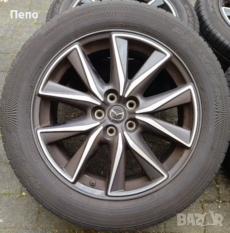 Оригинални джанти с летни гуми 19 цола Mazda CX5 Дот 2020г, снимка 2 - Гуми и джанти - 49728669
