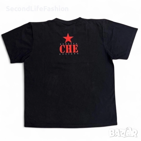 Винтидж тениска The Roxx с надпис „Че Гевара“ Размер L, снимка 7 - Тениски - 52658287