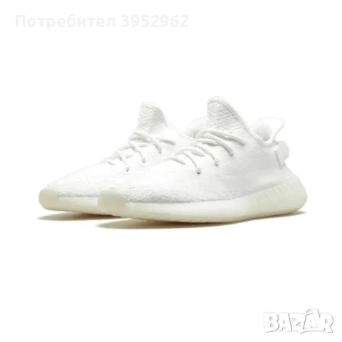 Yeezy Boost 350 white, снимка 2 - Маратонки - 51379458