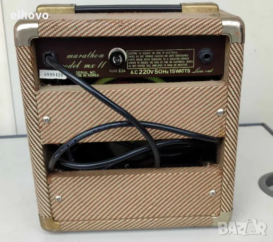 Усилвател за китара Marathon mx11, снимка 5 - Радиокасетофони, транзистори - 49793845