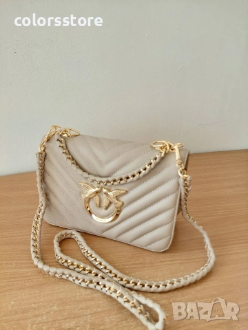 Бежова чанта Pink⛔️ - SG7705, снимка 2 - Чанти - 38068339