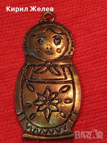 МЕСИНГОВА МАТРЬОШКА АРТ ВИСУЛКА УКРАШЕНИЕ 15367