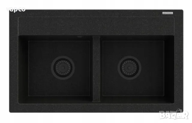 Мултифункционална гранитна мивка с 2 корита Granitan Duet 75см, снимка 12 - Мивки - 48827673