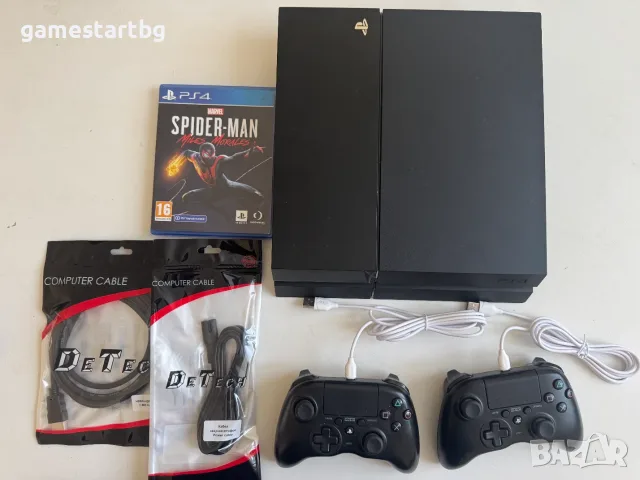 PS4 500GB с 2 контролера и Spider-Man