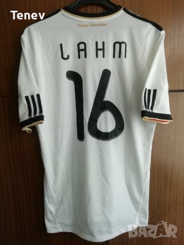 Germany Philipp Lahm Adidas оригинална футболна тениска фланелка размер L Германия Лаам 