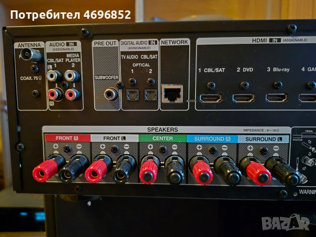 Усилвател Denon X1000, снимка 3 - Ресийвъри, усилватели, смесителни пултове - 52948236